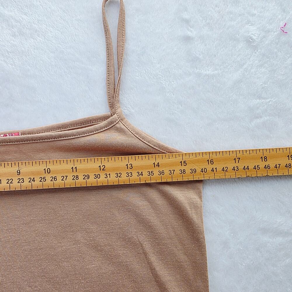 Altar’d State Lace Hem Slip Dress Small Tan Layering Slip Extender Boho Cottage - Picture 11 of 12